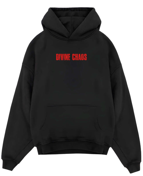 Black Oversized Hoodie Front Design