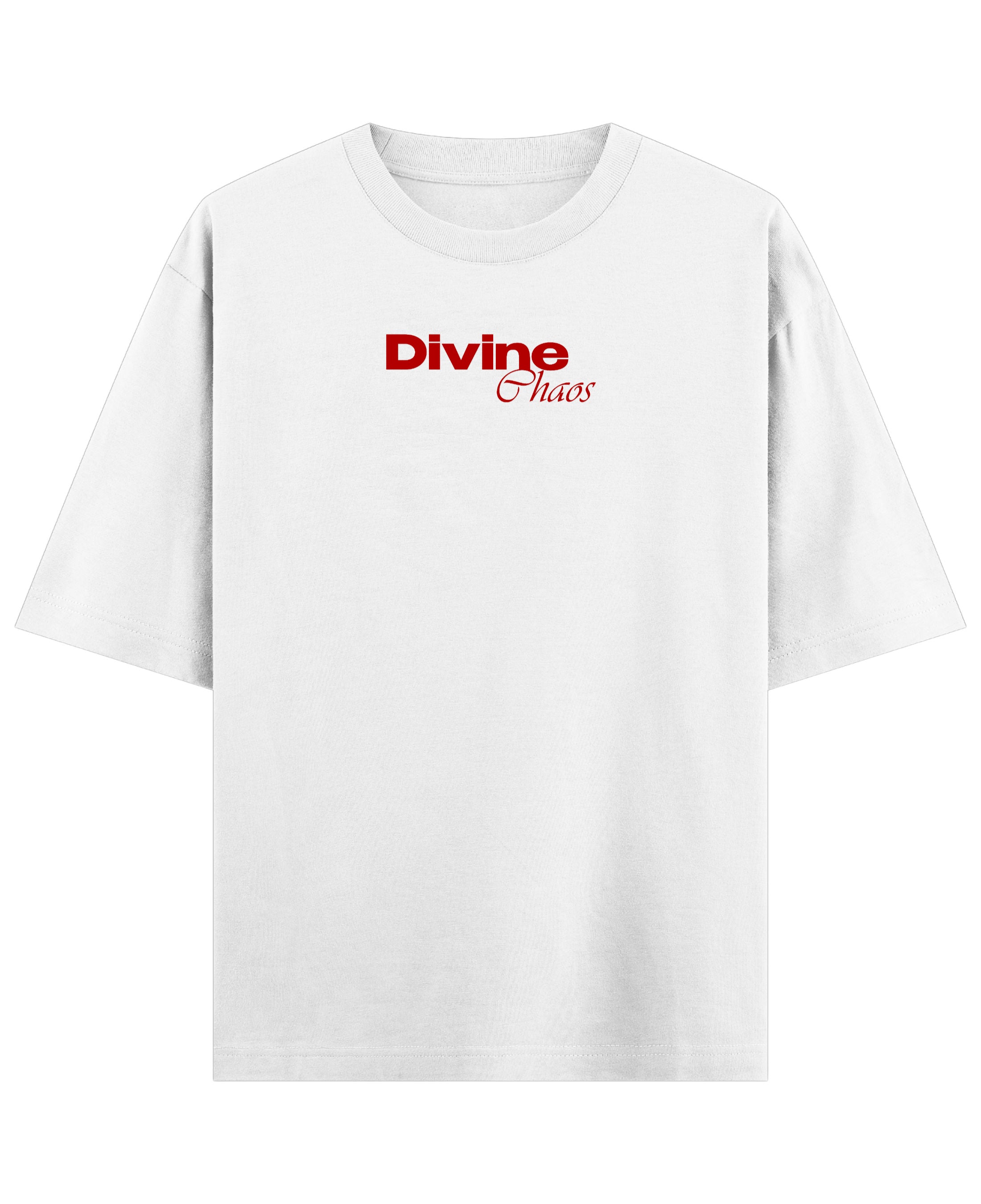 White Oversized T-shirt Front Design